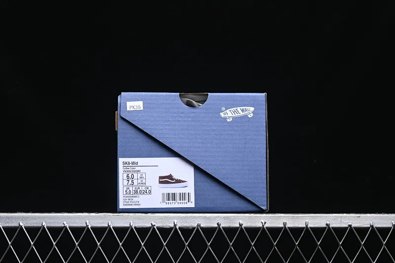 All categories Vans Vans series Vans Mid Vans China Vans Sk8-Mid Reissue 83 high-end branch suede casual retro skateboard shoes VN000CQQDMV